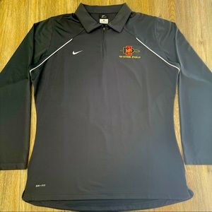 Nike Dri- Fit Black Long Sleeve 3/4 Zip San Diego State Polo. 

*SD Water Polo*